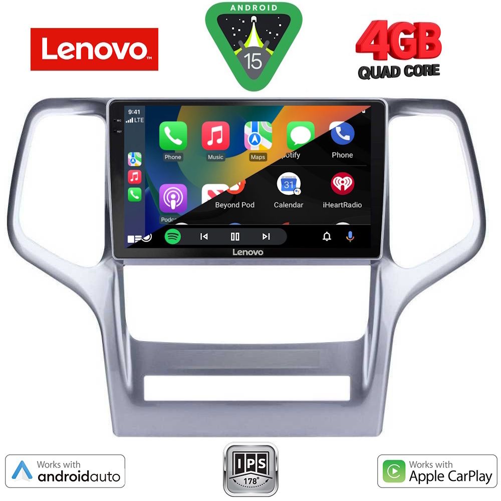 LENOVO LVE 8282_CPAA (9inc) MULTIMEDIA TABLET for JEEP GRAND CHEROKEE mod. 2011-2014 LENOVO LVE 8282_CPAA (9inc) MULTIMEDIA TABLET for JEEP GRAND CHEROKEE mod. 2011-2014