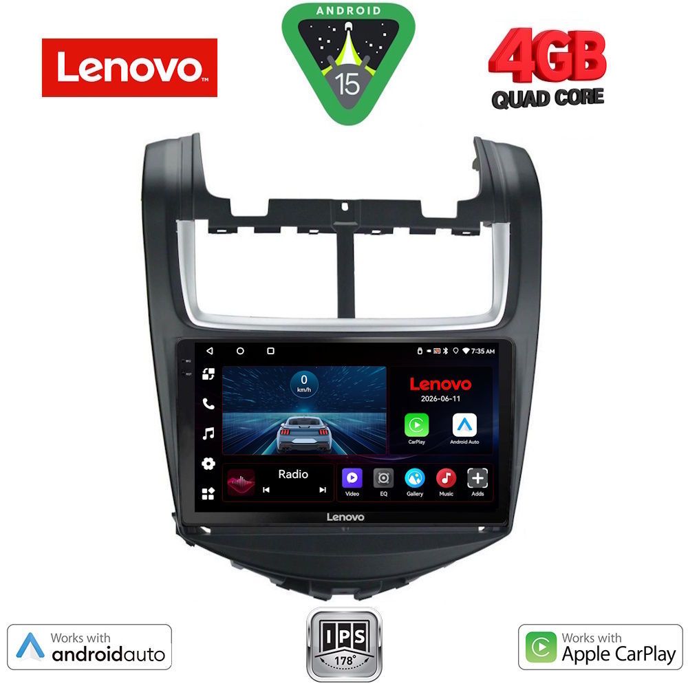 LENOVO LVE 8075_CPAA (9inc) MULTIMEDIA TABLET for CHEVROLET AVEO mod. 2014-2017 LENOVO LVE 8075_CPAA (9inc) MULTIMEDIA TABLET for CHEVROLET AVEO mod. 2014-2017
