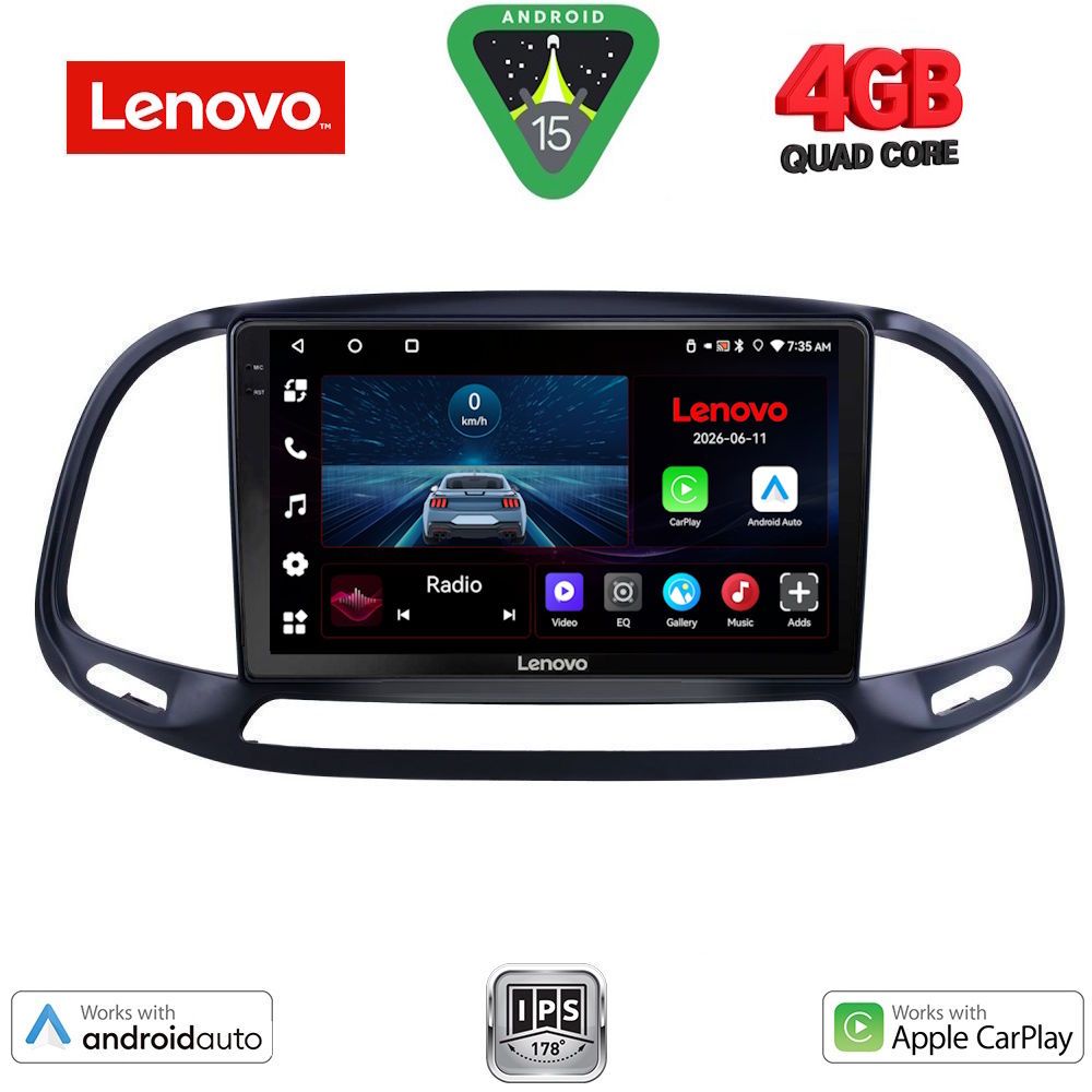 LENOVO LVE 8138_CPAA (9inc) MULTIMEDIA TABLET for FIAT DOBLO – OPEL COMBO mod. 2015-2018 LENOVO LVE 8138_CPAA (9inc) MULTIMEDIA TABLET for FIAT DOBLO – OPEL COMBO mod. 2015-2018