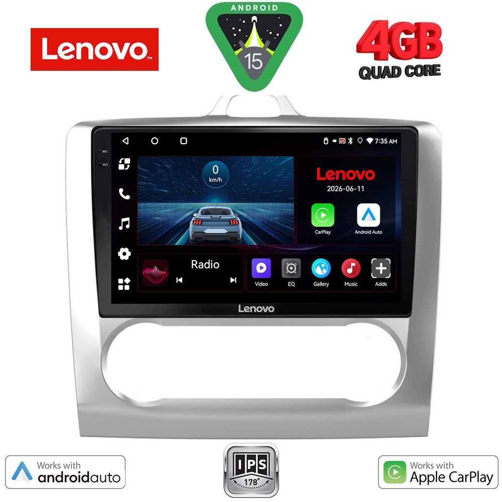 LENOVO LVE 8156SL_CPAA CLIMA (9inc) MULTIMEDIA TABLET for FORD FOCUS mod. 2005-2012 (SILVER) LENOVO LVE 8156SL_CPAA CLIMA (9inc) MULTIMEDIA TABLET for FORD FOCUS mod. 2005-2012 (SILVER)