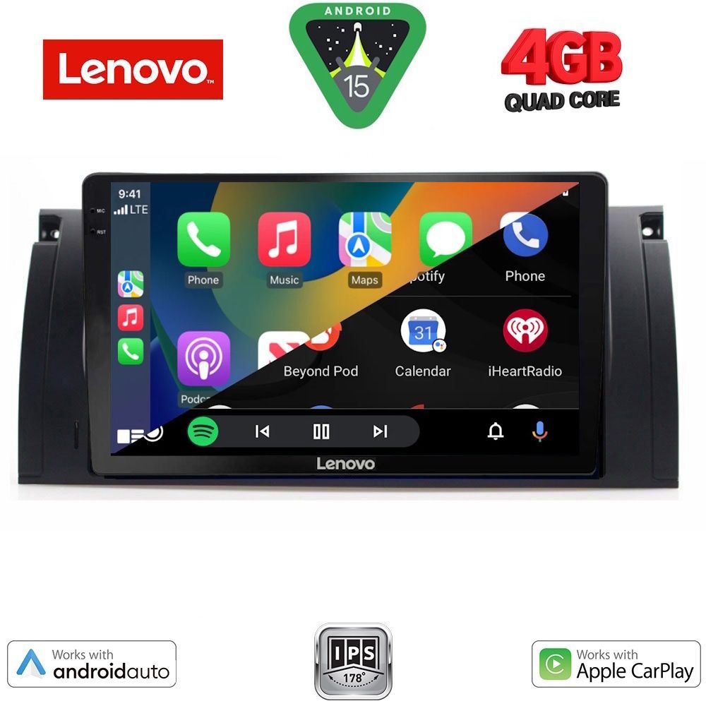 LENOVO LVE 8045_CPAA (9inc) MULTIMEDIA TABLET for BMW Series 5 (E39) mod. 1997-2005 | X5 (E53) mod. 1999-2006 LENOVO LVE 8045_CPAA (9inc) MULTIMEDIA TABLET for BMW Series 5 (E39) mod. 1997-2005 | X5 (E53) mod. 1999-2006