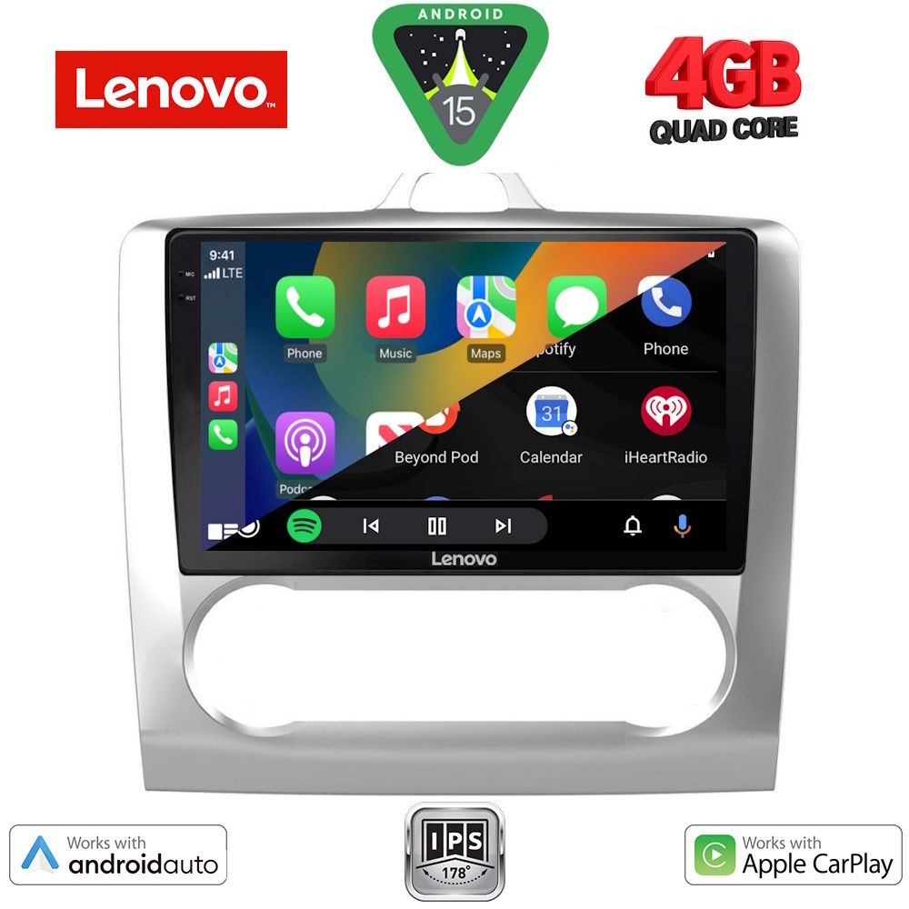 LENOVO LVE 8156SL_CPAA CLIMA (9inc) MULTIMEDIA TABLET for FORD FOCUS mod. 2005-2012 (SILVER) LENOVO LVE 8156SL_CPAA CLIMA (9inc) MULTIMEDIA TABLET for FORD FOCUS mod. 2005-2012 (SILVER)
