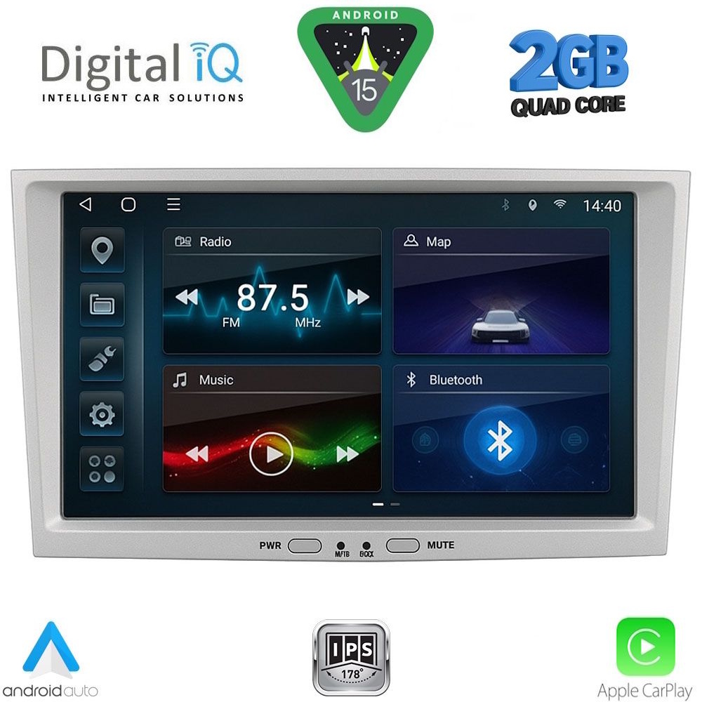 DIGITAL IQ BLD 218SL_CPA (8" DECK) MULTIMEDIA SYSTEM for OPEL ALL mod. 2003-2014 (SILVER) DIGITAL IQ BLD 218SL_CPA (8" DECK) MULTIMEDIA SYSTEM for OPEL ALL mod. 2003-2014 (SILVER)