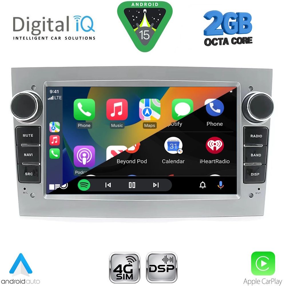 DIGITAL IQ BLF 319SL_CPA (7" DECK) MULTIMEDIA SYSTEM for OPEL ALL mod. 2004-2014 (SILVER) DIGITAL IQ BLF 319SL_CPA (7" DECK) MULTIMEDIA SYSTEM for OPEL ALL mod. 2004-2014 (SILVER)