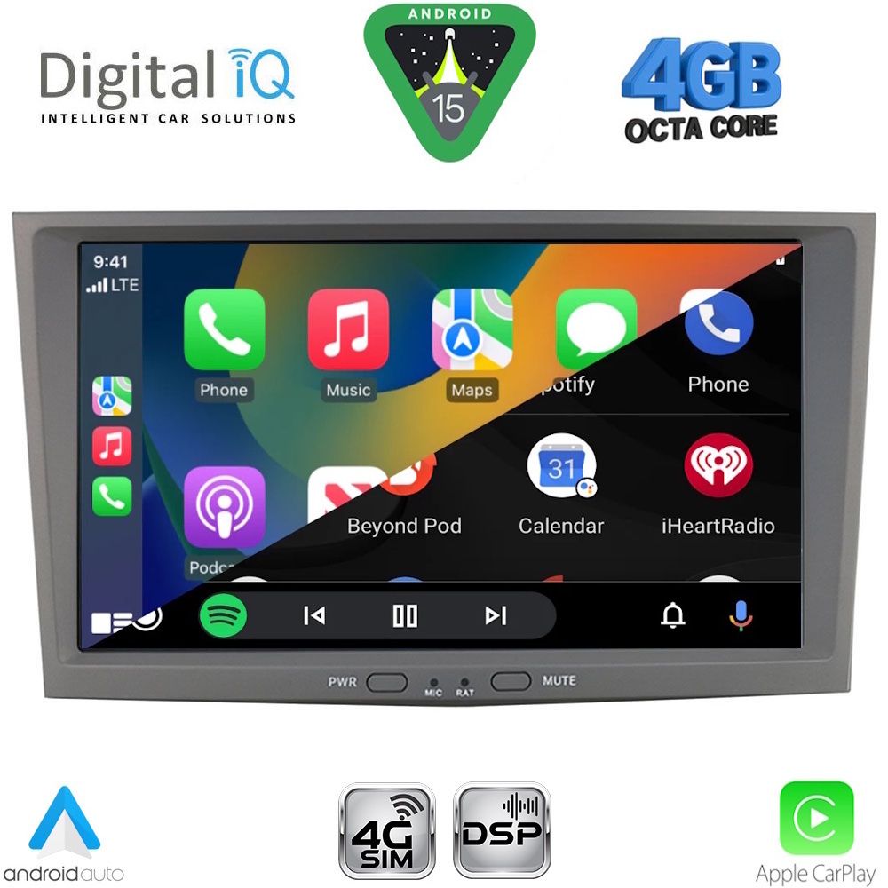 DIGITAL IQ BLG 418GR_CPA (8" DECK) MULTIMEDIA SYSTEM for OPEL ALL mod. 2004-2014 (GREY) DIGITAL IQ BLG 418GR_CPA (8" DECK) MULTIMEDIA SYSTEM for OPEL ALL mod. 2004-2014 (GREY)