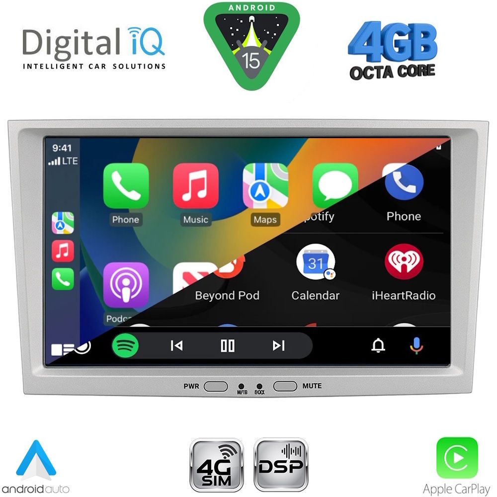 DIGITAL IQ BLG 418SL_CPA (8" DECK) MULTIMEDIA SYSTEM for OPEL ALL mod. 2004-2014 (SILVER) DIGITAL IQ BLG 418SL_CPA (8" DECK) MULTIMEDIA SYSTEM for OPEL ALL mod. 2004-2014 (SILVER)