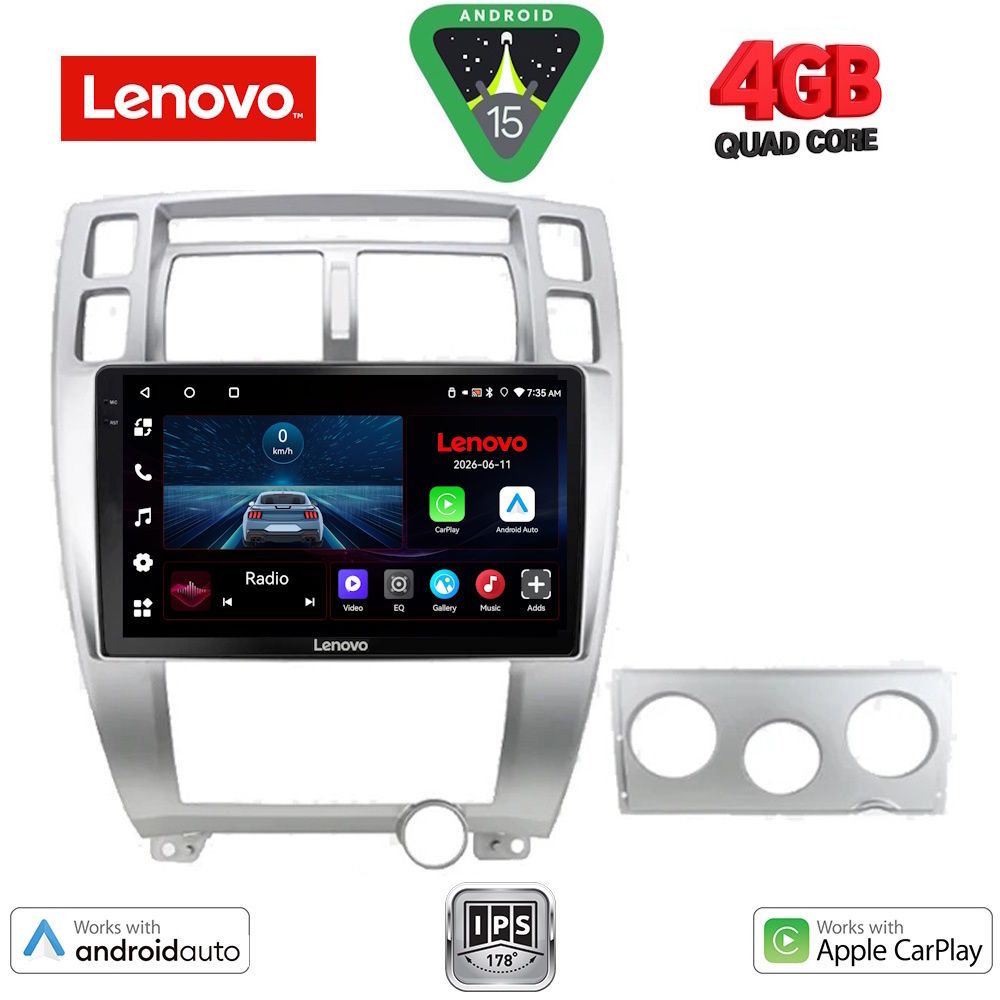 LENOVO LVE 8241SL_CPAA (10inc) MULTIMEDIA TABLET for HYUNDAI TUCSON mod. 2004-2010 (SILVER) LENOVO LVE 8241SL_CPAA (10inc) MULTIMEDIA TABLET for HYUNDAI TUCSON mod. 2004-2010 (SILVER)