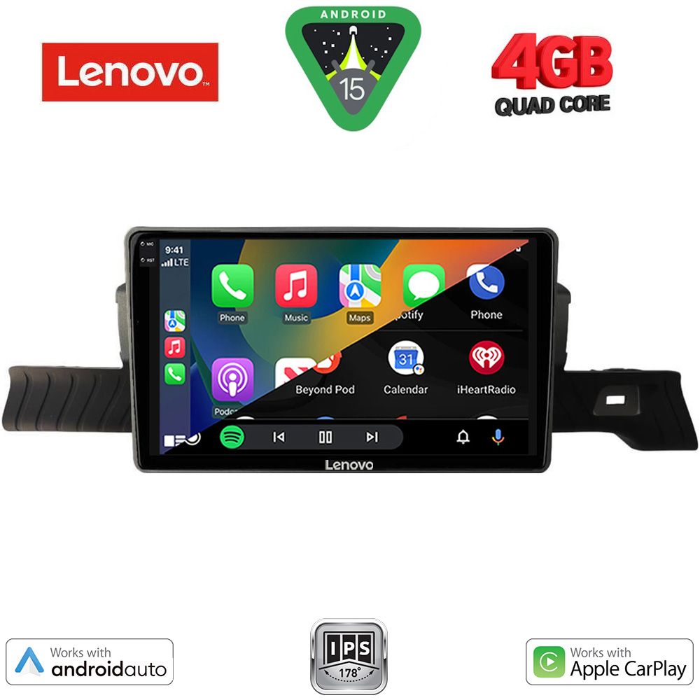 LENOVO LVE 8094_CPAA (9inc) MULTIMEDIA TABLET for CITROEN C3 mod. 2024-2026 LENOVO LVE 8094_CPAA (9inc) MULTIMEDIA TABLET for CITROEN C3 mod. 2024-2026