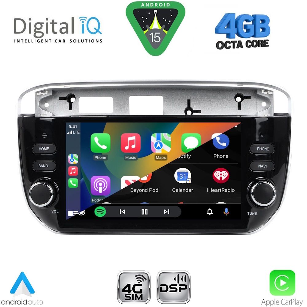 DIGITAL IQ BLG 464_CPA (7" DECK) MULTIMEDIA SYSTEM for FIAT GRANDE PUNTO mod. 2012-2018 – EVO mod. 2009-2018 DIGITAL IQ BLG 464_CPA (7" DECK) MULTIMEDIA SYSTEM for FIAT GRANDE PUNTO mod. 2012-2018 – EVO mod. 2009-2018