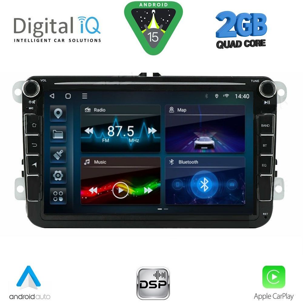 DIGITAL IQ BLD 279_CPA (8'' DECK) MULTIMEDIA SYSTEM for VW - SKODA - SEAT mod. 2004-2016 DIGITAL IQ BLD 279_CPA (8'' DECK) MULTIMEDIA SYSTEM for VW - SKODA - SEAT mod. 2004-2016