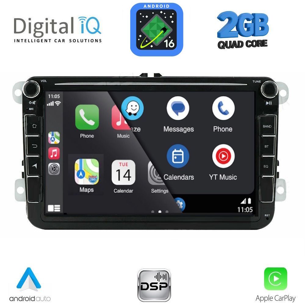 DIGITAL IQ BLD 279_CPA (8'' DECK) MULTIMEDIA SYSTEM for VW - SKODA - SEAT mod. 2004-2016 DIGITAL IQ BLD 279_CPA (8'' DECK) MULTIMEDIA SYSTEM for VW - SKODA - SEAT mod. 2004-2016
