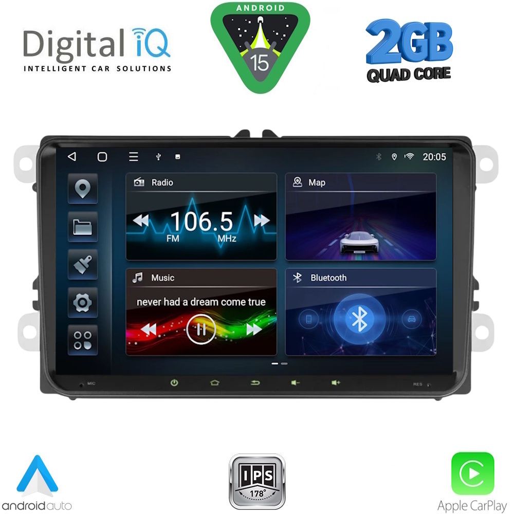 DIGITAL IQ BLD 280_CPA (9" DECK) MULTIMEDIA SYSTEM for VW – SKODA – SEAT mod. 2004-2014 DIGITAL IQ BLD 280_CPA (9" DECK) MULTIMEDIA SYSTEM for VW – SKODA – SEAT mod. 2004-2014
