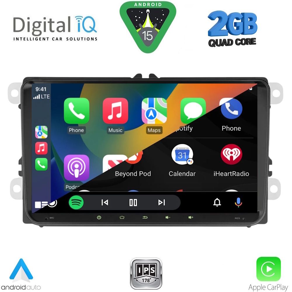 DIGITAL IQ BLD 280_CPA (9" DECK) MULTIMEDIA SYSTEM for VW – SKODA – SEAT mod. 2004-2014 DIGITAL IQ BLD 280_CPA (9" DECK) MULTIMEDIA SYSTEM for VW – SKODA – SEAT mod. 2004-2014