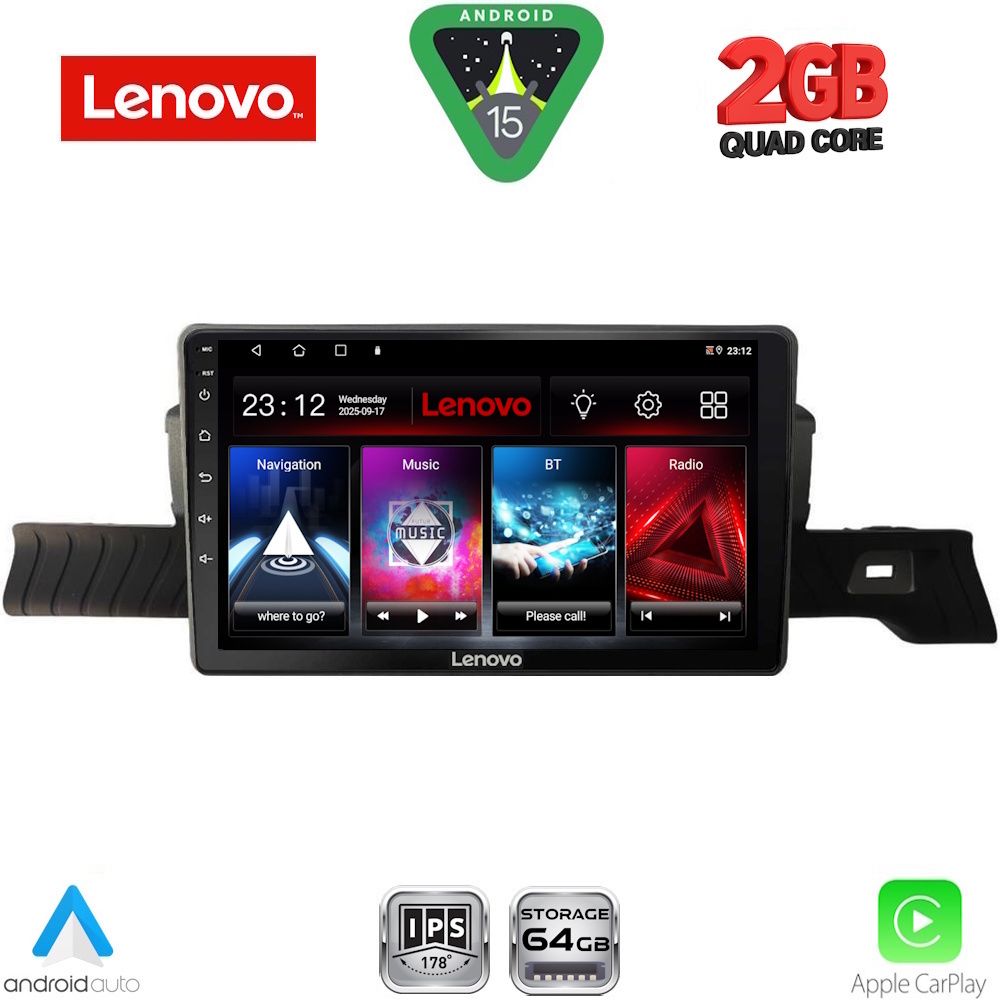 LENOVO LVD 2094_CPA (9inc) MULTIMEDIA TABLET for CITROEN C3 mod. 2024-2026 LENOVO LVD 2094_CPA (9inc) MULTIMEDIA TABLET for CITROEN C3 mod. 2024-2026