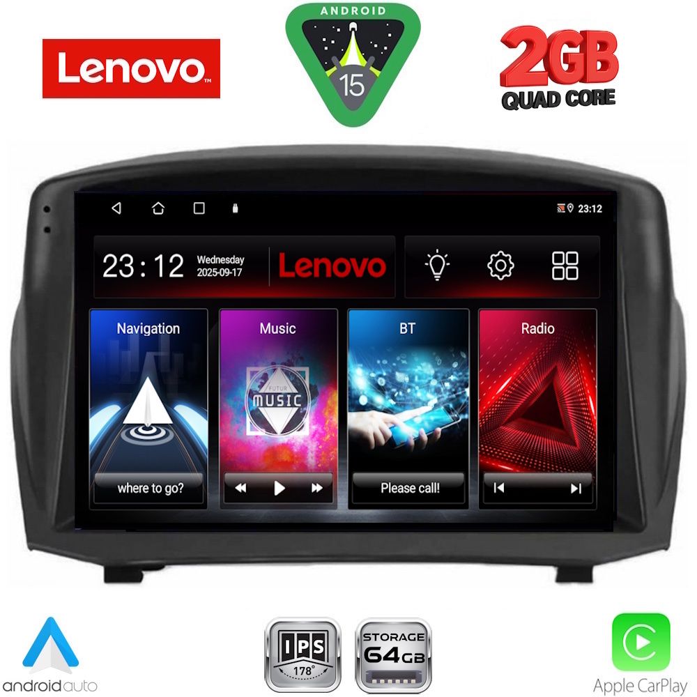 LENOVO LVD 2154B_CPA (9inc) MULTIMEDIA TABLET for FORD FIESTA mod. 2008-2017 LENOVO LVD 2154B_CPA (9inc) MULTIMEDIA TABLET for FORD FIESTA mod. 2008-2017