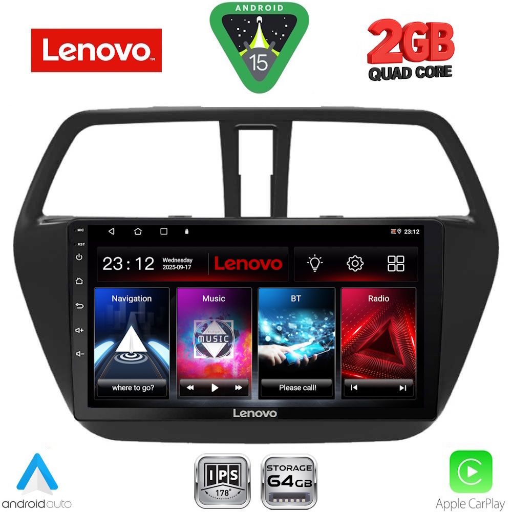 LENOVO LVD 2689_CPA (9inc) MULTIMEDIA TABLET for SUZUKI SX4 S-CROSS mod. 2014-2021 LENOVO LVD 2689_CPA (9inc) MULTIMEDIA TABLET for SUZUKI SX4 S-CROSS mod. 2014-2021