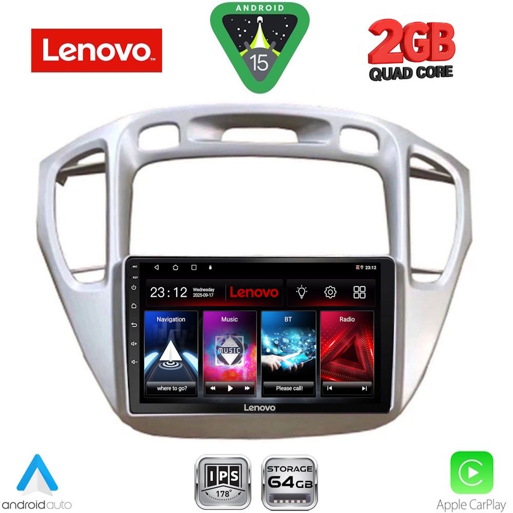 LENOVO LVD 2718_CPA (9inc) MULTIMEDIA TABLET for TOYOTA HIGHLANDER mod. 2002-2009 LENOVO LVD 2718_CPA (9inc) MULTIMEDIA TABLET for TOYOTA HIGHLANDER mod. 2002-2009