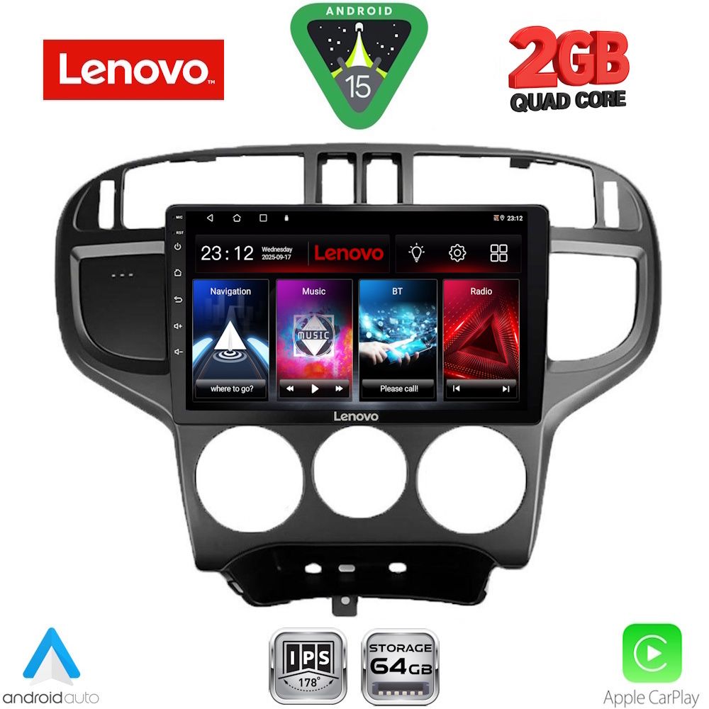 LENOVO LVD 2240_CPA (9inc) MULTIMEDIA TABLET for HYUNDAI MATRIX mod. 2001-2010 LENOVO LVD 2240_CPA (9inc) MULTIMEDIA TABLET for HYUNDAI MATRIX mod. 2001-2010