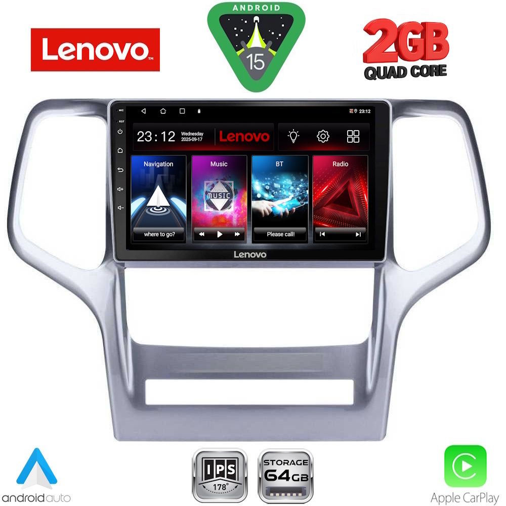 LENOVO LVD 2282_CPA (9inc) MULTIMEDIA TABLET for JEEP GRAND CHEROKEE mod. 2011-2014 LENOVO LVD 2282_CPA (9inc) MULTIMEDIA TABLET for JEEP GRAND CHEROKEE mod. 2011-2014