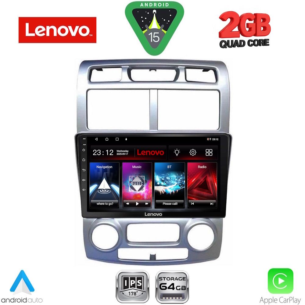 LENOVO LVD 2324SL_CPA (CLIMA) (9inc) MULTIMEDIA TABLET for KIA SPORTAGE mod. 2004-2010 LENOVO LVD 2324SL_CPA (CLIMA) (9inc) MULTIMEDIA TABLET for KIA SPORTAGE mod. 2004-2010