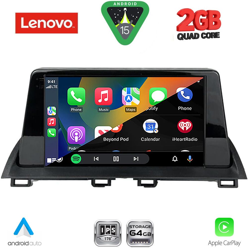 LENOVO LVD 2367_CPA (9inc) MULTIMEDIA TABLET for MAZDA 3 mod. 2014-2019 LENOVO LVD 2367_CPA (9inc) MULTIMEDIA TABLET for MAZDA 3 mod. 2014-2019