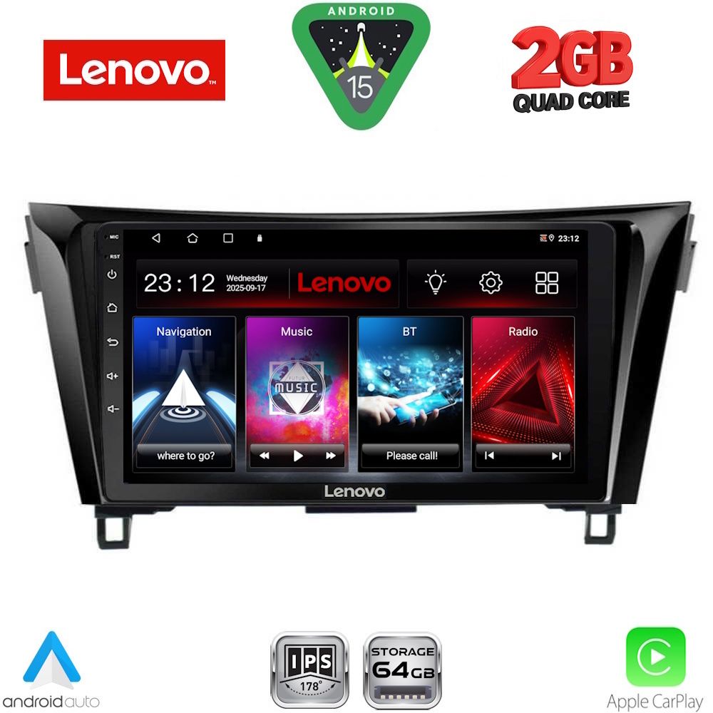 LENOVO LVD 2468_CPA (10inc) MULTIMEDIA TABLET for NISSAN QASHQAI - XTRAIL mod. 2014-2021 LENOVO LVD 2468_CPA (10inc) MULTIMEDIA TABLET for NISSAN QASHQAI - XTRAIL mod. 2014-2021