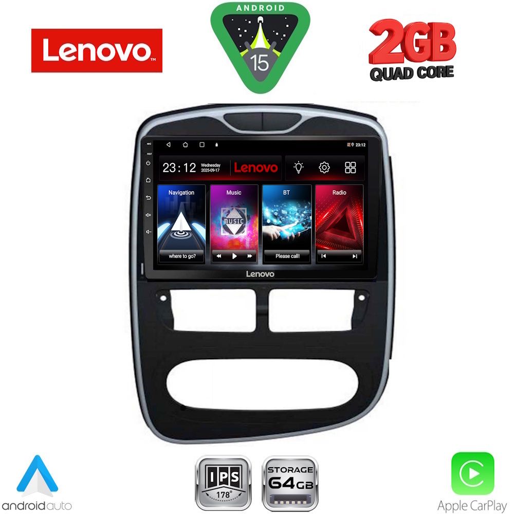 LENOVO LVD 2544_CPA (10inc) MULTIMEDIA TABLET for RENAULT CLIO mod. 2012-2015 LENOVO LVD 2544_CPA (10inc) MULTIMEDIA TABLET for RENAULT CLIO mod. 2012-2015