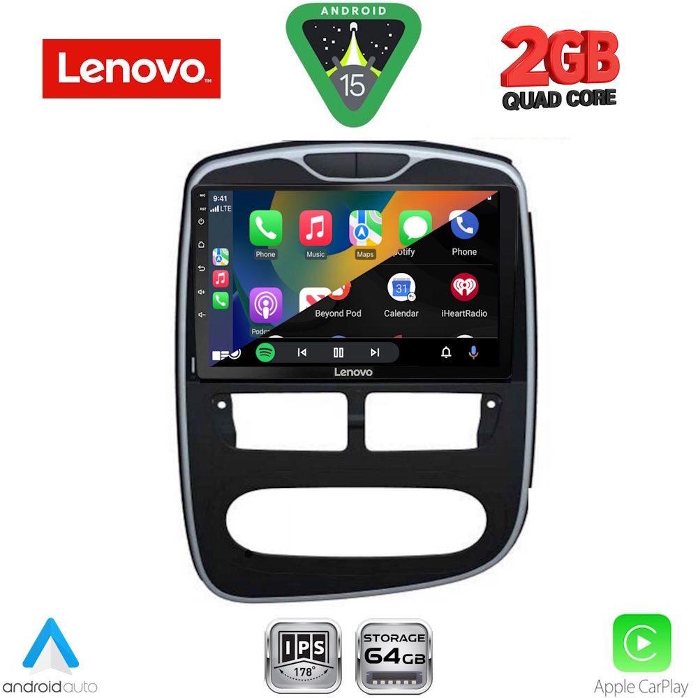 LENOVO LVD 2544_CPA (10inc) MULTIMEDIA TABLET for RENAULT CLIO mod. 2012-2015 LENOVO LVD 2544_CPA (10inc) MULTIMEDIA TABLET for RENAULT CLIO mod. 2012-2015