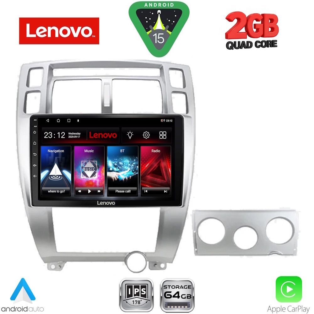 LENOVO LVD 2241SL_CPA (10inc) MULTIMEDIA TABLET for HYUNDAI TUCSON mod. 2004-2010 (SILVER) LENOVO LVD 2241SL_CPA (10inc) MULTIMEDIA TABLET for HYUNDAI TUCSON mod. 2004-2010 (SILVER)