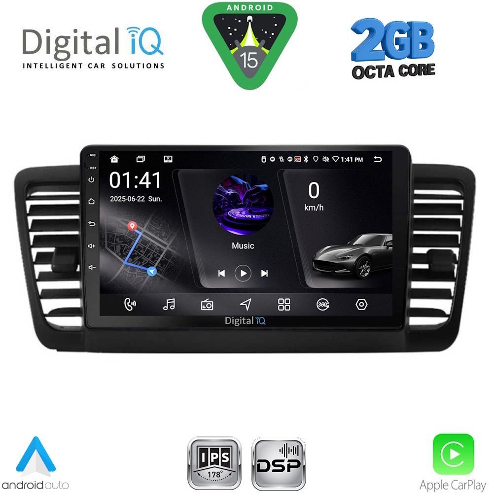 DIGITAL IQ RSF 4665_CPA (9inc) MULTIMEDIA TABLET for SUBARU LEGACY - OUTBACK mod. 2002-2008 DIGITAL IQ RSF 4665_CPA (9inc) MULTIMEDIA TABLET for SUBARU LEGACY - OUTBACK mod. 2002-2008