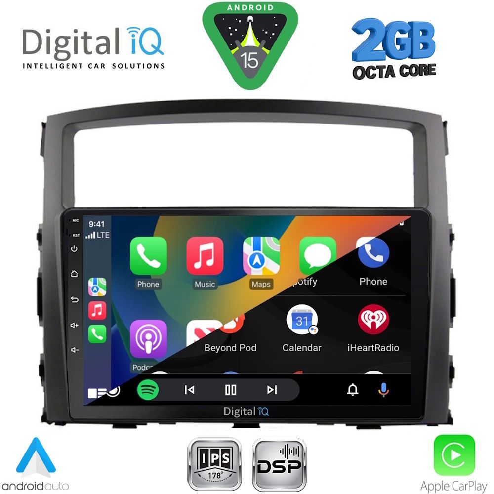 DIGITAL IQ RSF 4446_CPA (9inc) MULTIMEDIA TABLET for MITSUBISHI PAJERO mod. 2006-2013 DIGITAL IQ RSF 4446_CPA (9inc) MULTIMEDIA TABLET for MITSUBISHI PAJERO mod. 2006-2013
