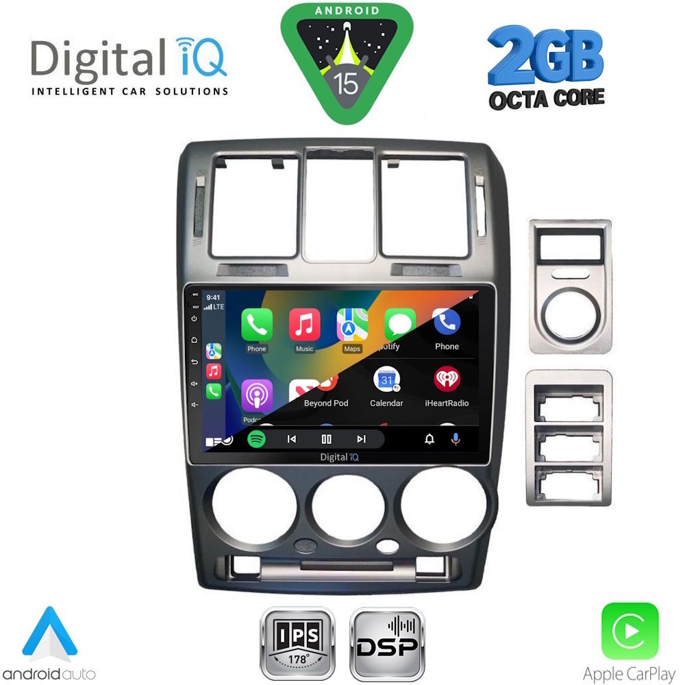 DIGITAL IQ RSF 4222GR_CPA (9inc) MULTIMEDIA TABLET for HYUNDAI GETZ mod. 2002-2011 (GREY) DIGITAL IQ RSF 4222GR_CPA (9inc) MULTIMEDIA TABLET for HYUNDAI GETZ mod. 2002-2011 (GREY)
