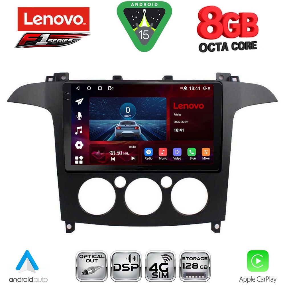 LENOVO SSR 10175_CPA A/C (9inc) MULTIMEDIA TABLET for FORD SMAX mod. 2006-2014 LENOVO SSR 10175_CPA A/C (9inc) MULTIMEDIA TABLET for FORD SMAX mod. 2006-2014