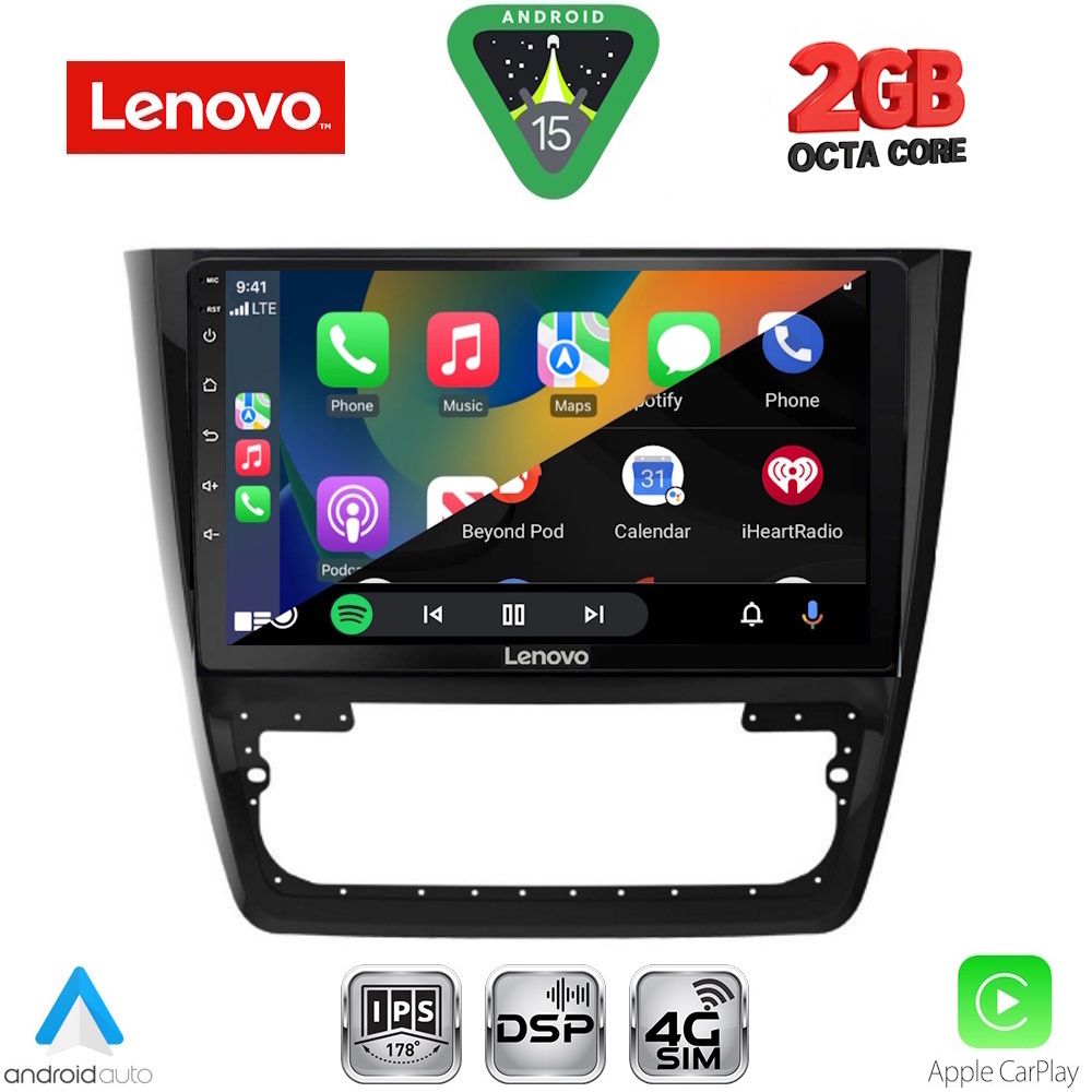 LENOVO LVF 5610_CPA (10inc) MULTIMEDIA TABLET for SKODA YETI mod. 2014-2018 LENOVO LVF 5610_CPA (10inc) MULTIMEDIA TABLET for SKODA YETI mod. 2014-2018