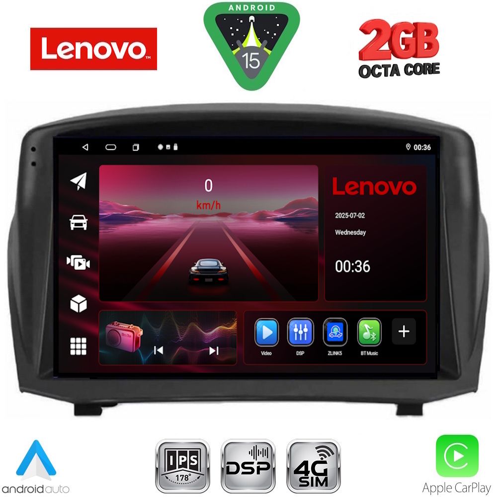 LENOVO LVF 5154B_CPA (9inc) MULTIMEDIA TABLET for FORD FIESTA mod. 2008-2017 LENOVO LVF 5154B_CPA (9inc) MULTIMEDIA TABLET for FORD FIESTA mod. 2008-2017