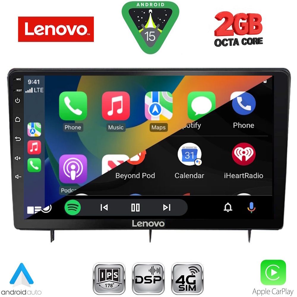 LENOVO LVF 5192_CPA (10inc) MULTIMEDIA TABLET for HONDA CIVIC mod. 2022-2026 LENOVO LVF 5192_CPA (10inc) MULTIMEDIA TABLET for HONDA CIVIC mod. 2022-2026