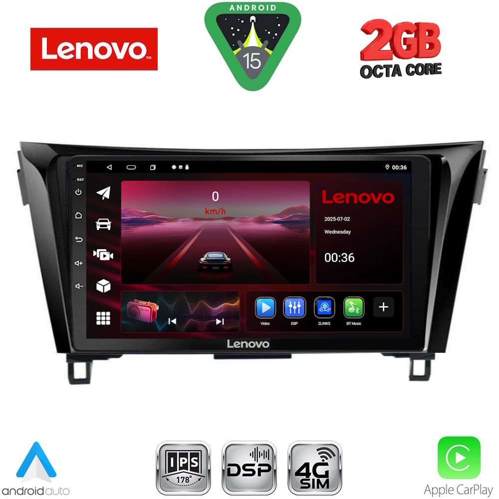 LENOVO LVF 5468_CPA (10inc) MULTIMEDIA TABLET for NISSAN QASHQAI - XTRAIL mod. 2014-2021 LENOVO LVF 5468_CPA (10inc) MULTIMEDIA TABLET for NISSAN QASHQAI - XTRAIL mod. 2014-2021