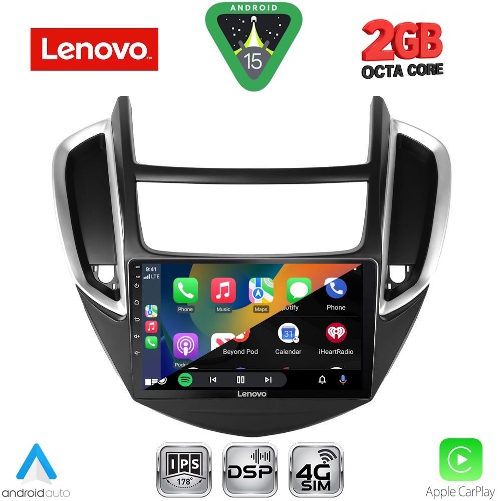 LENOVO LVF 5080_CPA (9inc) MULTIMEDIA TABLET for CHEVROLET TRAX mod. 2014-2022 LENOVO LVF 5080_CPA (9inc) MULTIMEDIA TABLET for CHEVROLET TRAX mod. 2014-2022