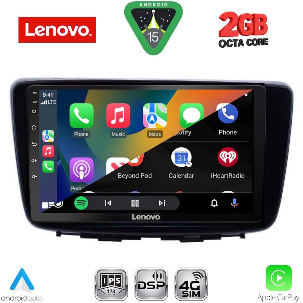 LENOVO LVF 5672_CPA (9inc) MULTIMEDIA TABLET for SUZUKI BALENO mod. 2016-2022 LENOVO LVF 5672_CPA (9inc) MULTIMEDIA TABLET for SUZUKI BALENO mod. 2016-2022
