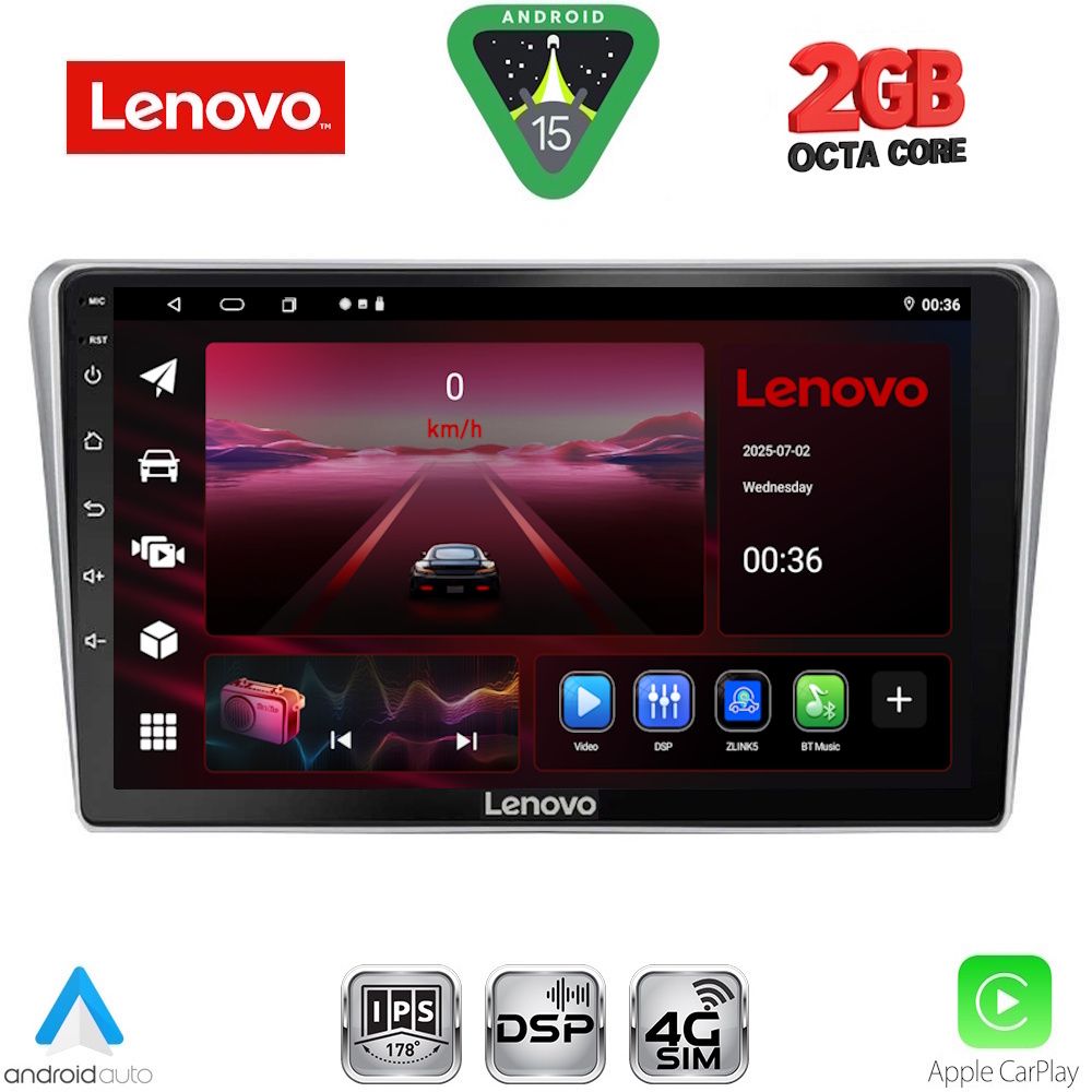LENOVO LVF 5704SL_CPA (9inc) MULTIMEDIA TABLET for TOYOTA AVENSIS (T25) mod. 2003-2009 (SILVER) LENOVO LVF 5704SL_CPA (9inc) MULTIMEDIA TABLET for TOYOTA AVENSIS (T25) mod. 2003-2009 (SILVER)