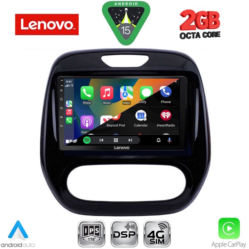 LENOVO LVF 5542_CPA (9inc) MULTIMEDIA TABLET for RENAULT CAPTUR mod. 2013-2019 LENOVO LVF 5542_CPA (9inc) MULTIMEDIA TABLET for RENAULT CAPTUR mod. 2013-2019