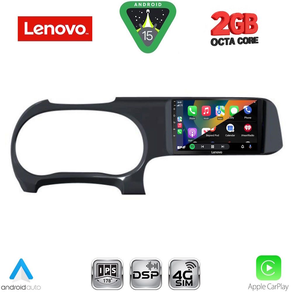 LENOVO LVF 5225_CPA (9inc) MULTIMEDIA TABLET for HYUNDAI i10 mod. 2020-2026 LENOVO LVF 5225_CPA (9inc) MULTIMEDIA TABLET for HYUNDAI i10 mod. 2020-2026