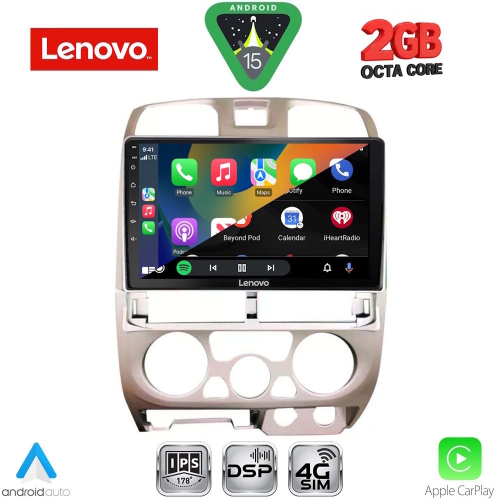 LENOVO LVF 5253SL_CPA (9inc) MULTIMEDIA TABLET for ISUZU D-MAX mod. 2002-2008 (SILVER) LENOVO LVF 5253SL_CPA (9inc) MULTIMEDIA TABLET for ISUZU D-MAX mod. 2002-2008 (SILVER)