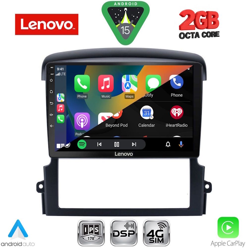 LENOVO LVF 5317_CPA (9inc) MULTIMEDIA TABLET for KIA SORENTO mod. 2006-2009 LENOVO LVF 5317_CPA (9inc) MULTIMEDIA TABLET for KIA SORENTO mod. 2006-2009