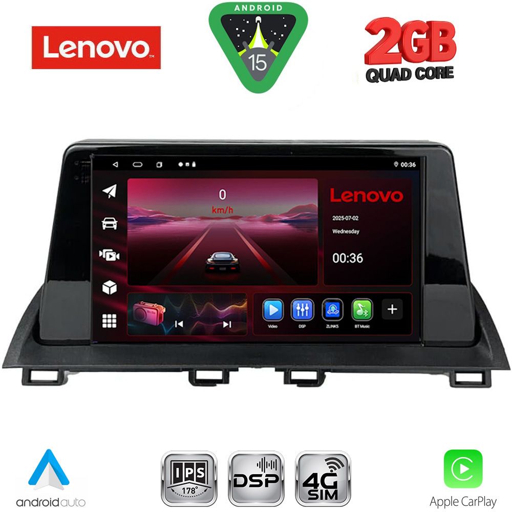 LENOVO LVF 5367_CPA (9inc) MULTIMEDIA TABLET for MAZDA 3 mod. 2014-2019 LENOVO LVF 5367_CPA (9inc) MULTIMEDIA TABLET for MAZDA 3 mod. 2014-2019
