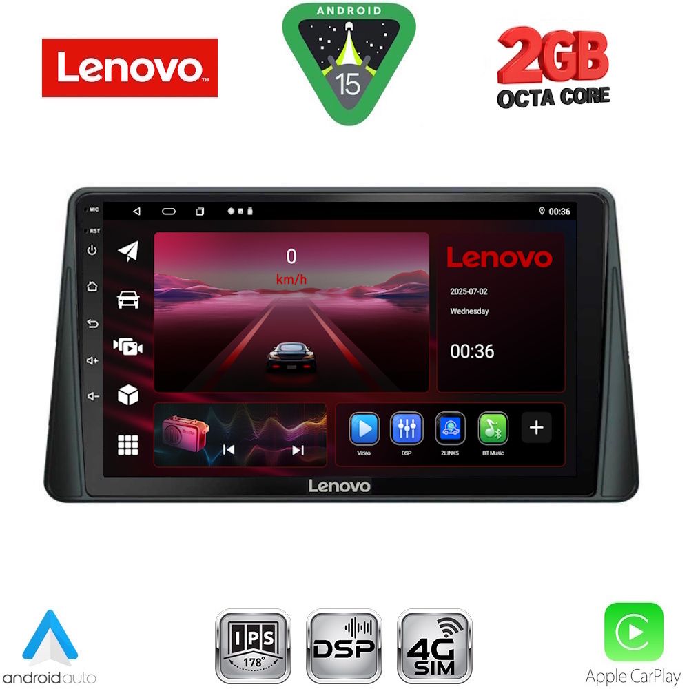 LENOVO LVF 5158_CPA (9inc) MULTIMEDIA TABLET for FORD FOCUS mod. 2019-2025 LENOVO LVF 5158_CPA (9inc) MULTIMEDIA TABLET for FORD FOCUS mod. 2019-2025