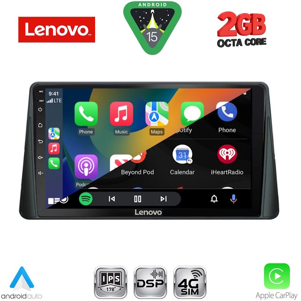 LENOVO LVF 5158_CPA (9inc) MULTIMEDIA TABLET for FORD FOCUS mod. 2019-2025 LENOVO LVF 5158_CPA (9inc) MULTIMEDIA TABLET for FORD FOCUS mod. 2019-2025