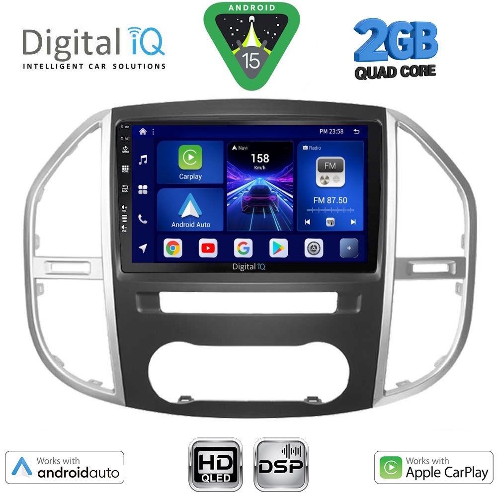 DIGITAL IQ BXC 3429_CPAA (10inc) MULTIMEDIA TABLET for MERCEDES VITO – VIANO (W447) mod. 2015-2024 DIGITAL IQ BXC 3429_CPAA (10inc) MULTIMEDIA TABLET for MERCEDES VITO – VIANO (W447) mod. 2015-2024