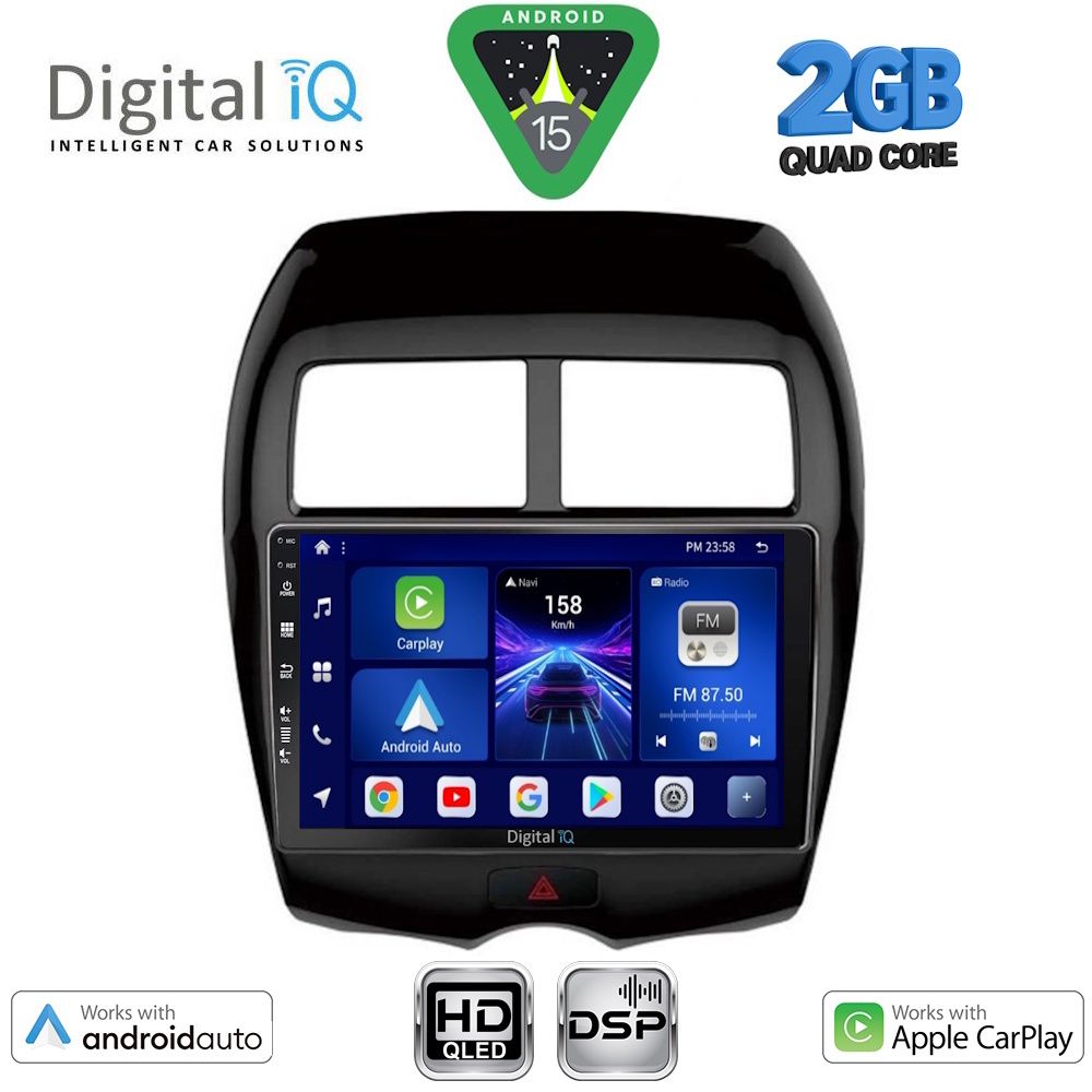 DIGITAL IQ BXC 3430_CPAA (10inc) MULTIMEDIA TABLET for MITSUBISHI ASX mod. 2009-2019 - PEUGEOT 4008 mod. 2012-2018 DIGITAL IQ BXC 3430_CPAA (10inc) MULTIMEDIA TABLET for MITSUBISHI ASX mod. 2009-2019 - PEUGEOT 4008 mod. 2012-2018