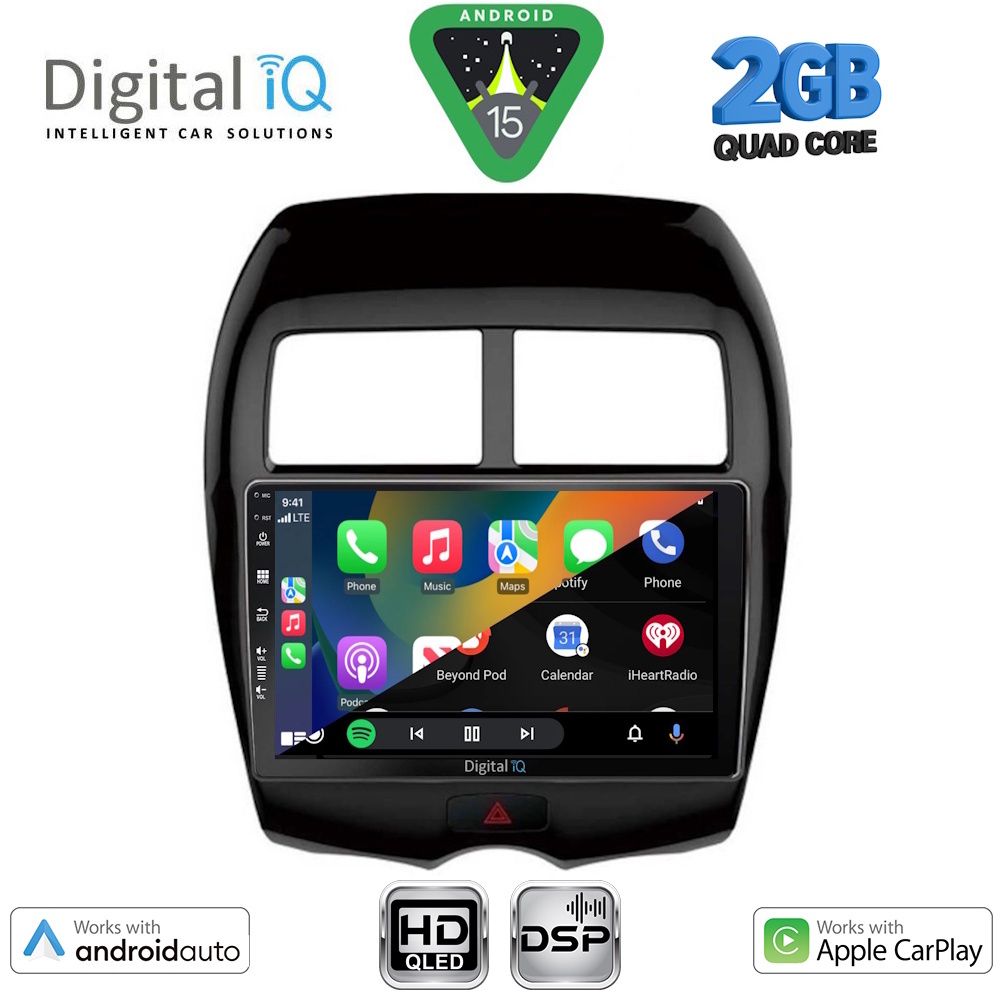 DIGITAL IQ BXC 3430_CPAA (10inc) MULTIMEDIA TABLET for MITSUBISHI ASX mod. 2009-2019 - PEUGEOT 4008 mod. 2012-2018 DIGITAL IQ BXC 3430_CPAA (10inc) MULTIMEDIA TABLET for MITSUBISHI ASX mod. 2009-2019 - PEUGEOT 4008 mod. 2012-2018